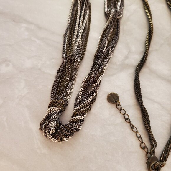 💖 Talbots Multi Chain Necklace 💖 - Picture 2 of 8